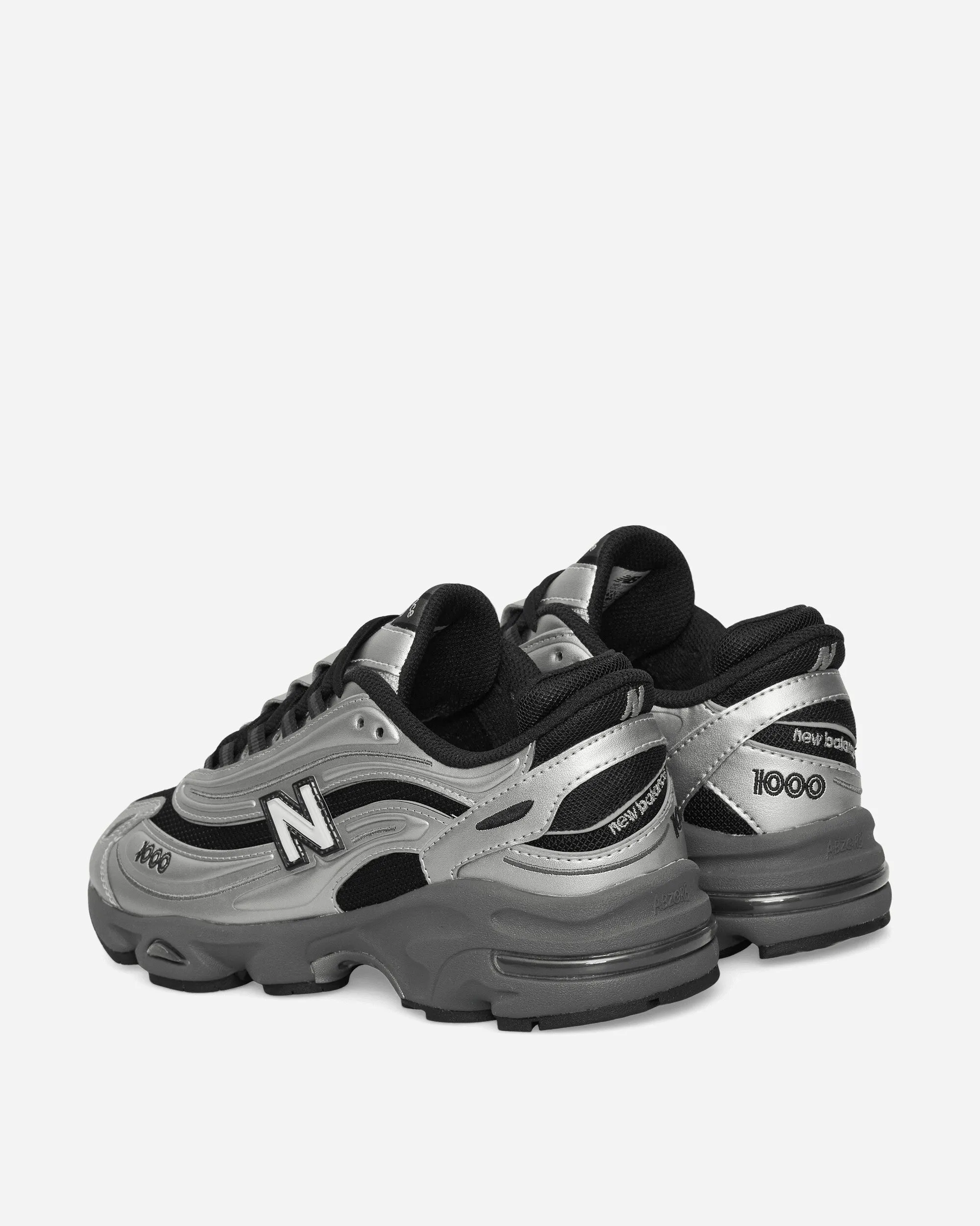1000 Sneakers Silber Metallic / Schwarz
