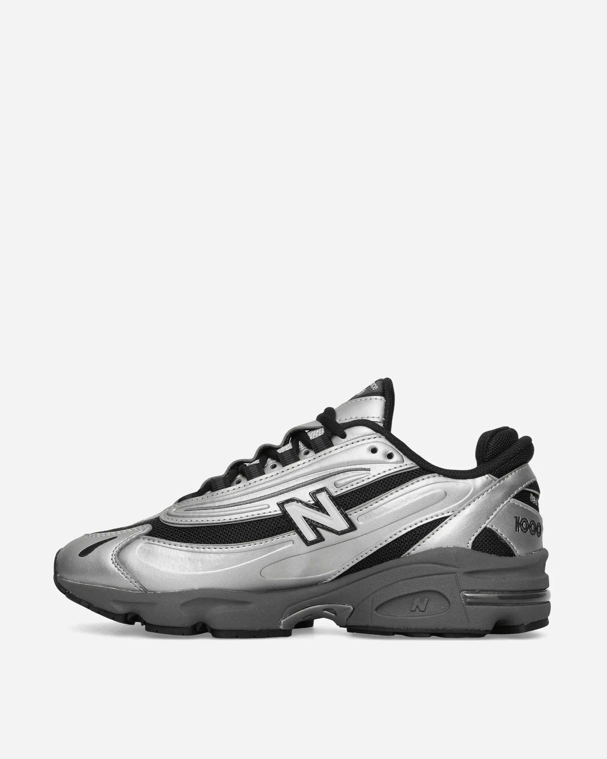 1000 Sneakers Silber Metallic / Schwarz