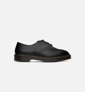 2046 Vintage Glattleder Oxford-Herrenschuh - Schwarz