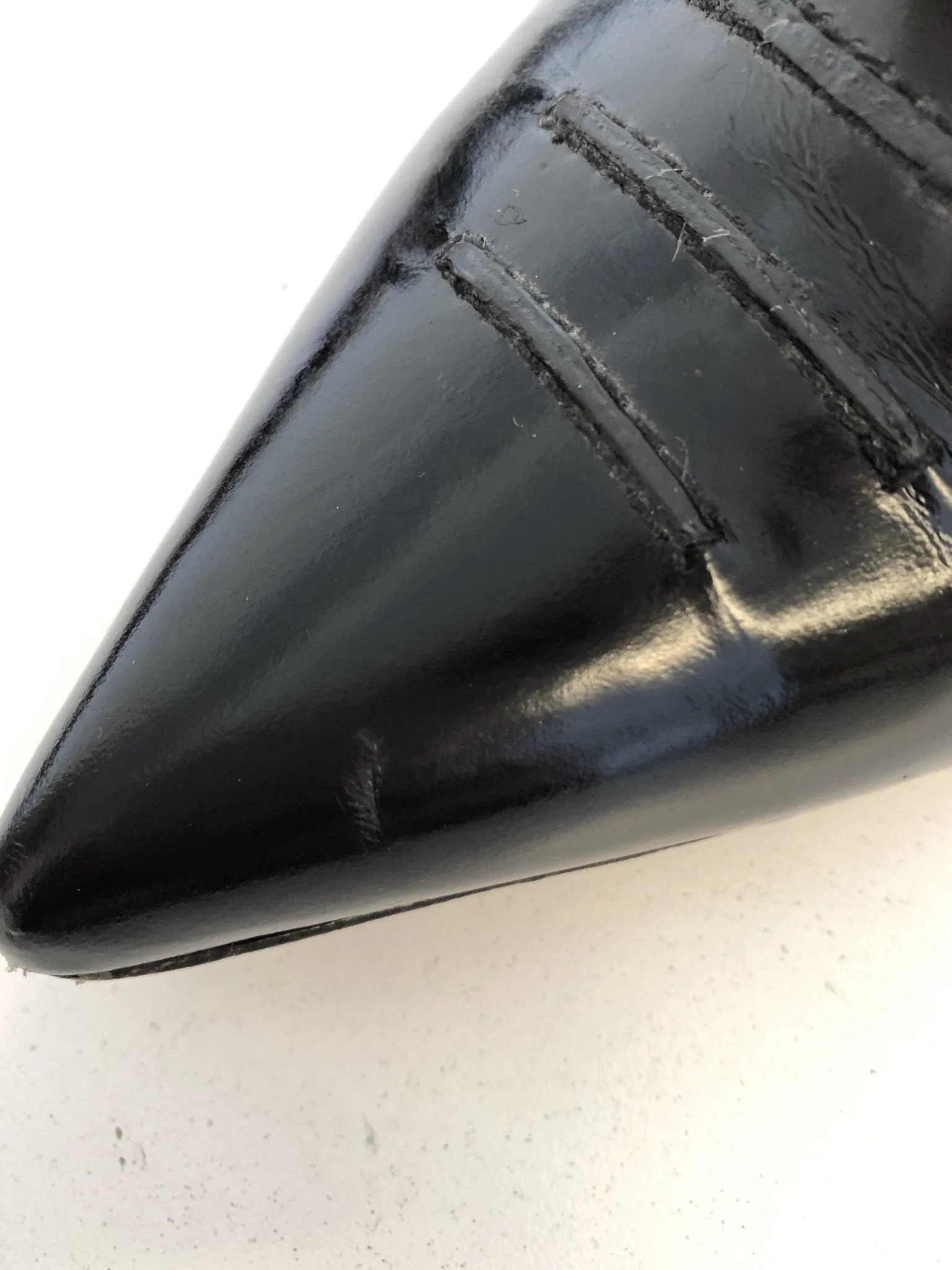 3.1 Phillip Lim Knöchelstiefel Delia Schwarz Hochglanz-Leder Größe 37 Chelsea Booties