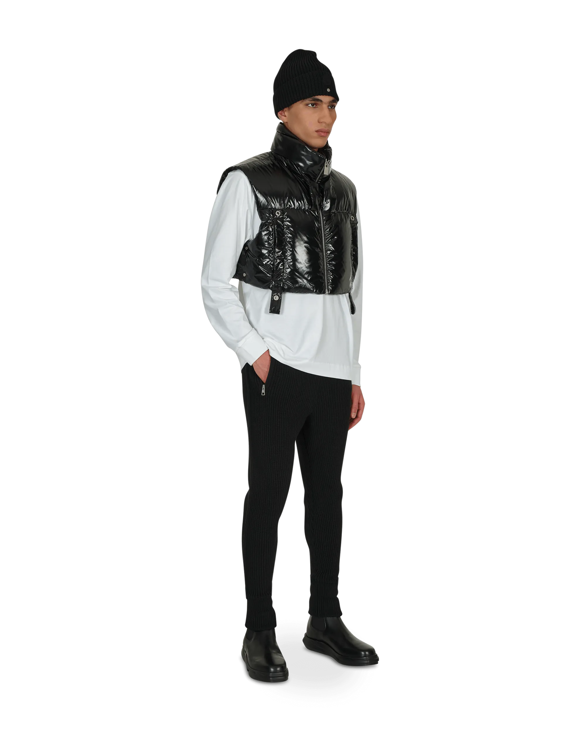 6 Moncler 1017 ALYX 9SM Fraxinus Weste Schwarz