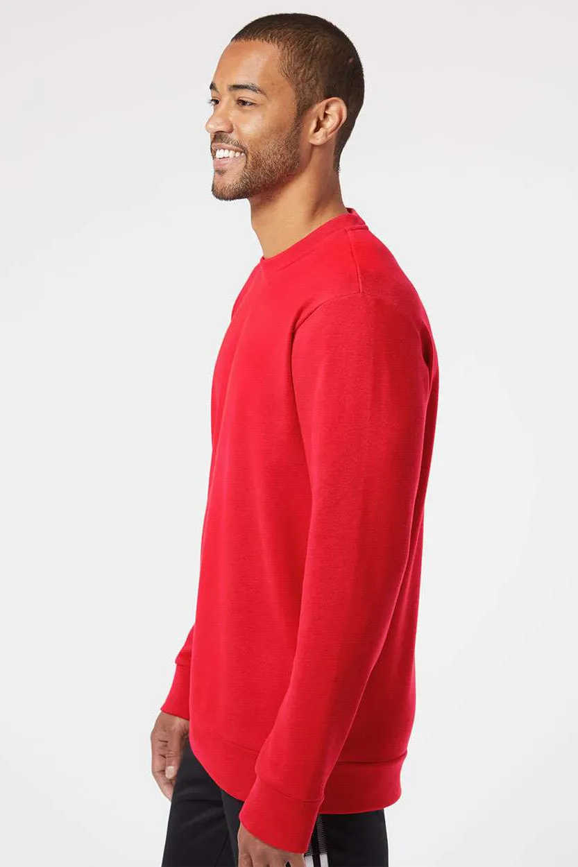 Adidas Herren Fleece Pullover mit Rundhalsausschnitt - Rot