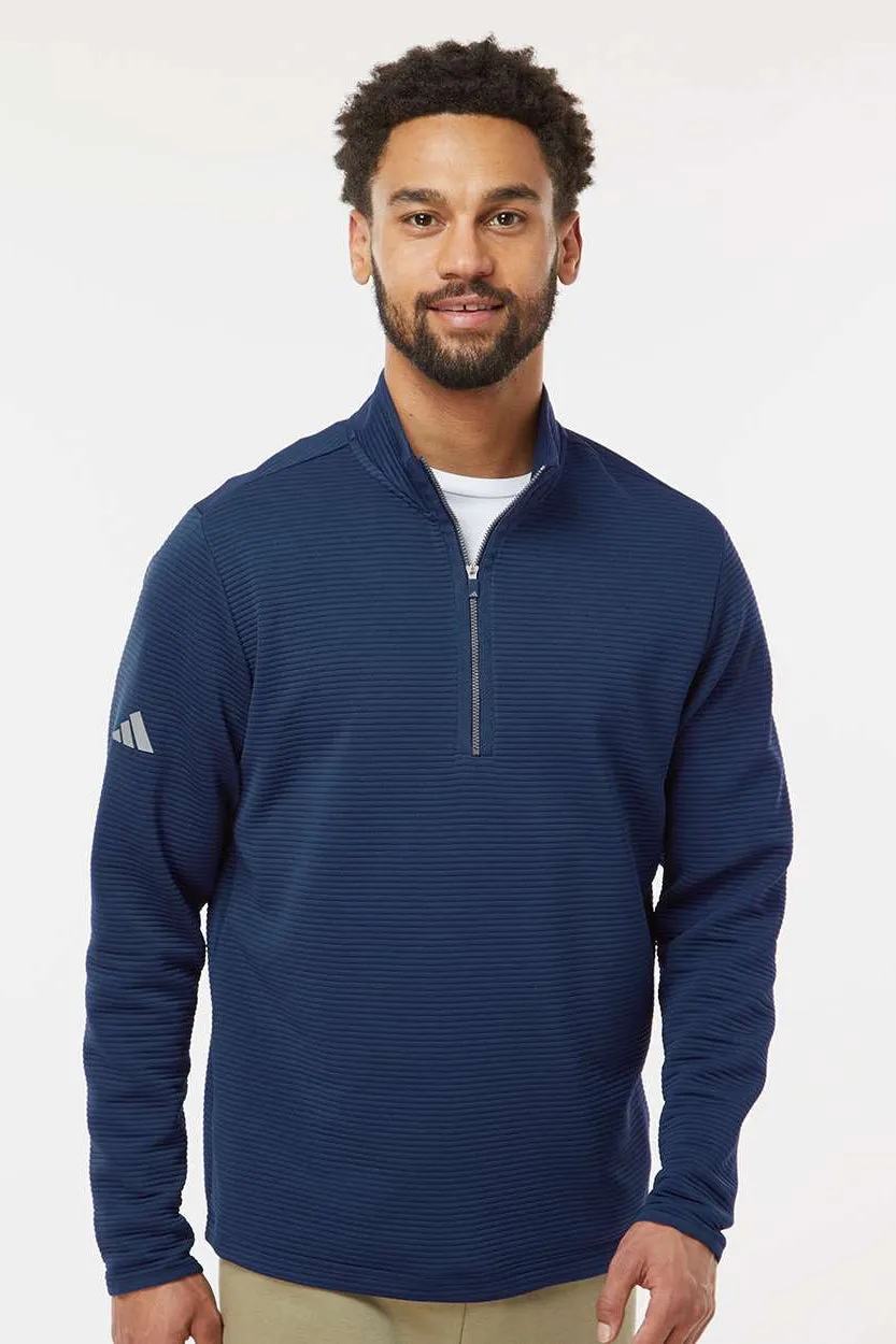 Adidas Herren Spacer 1/4-Zip Sweatshirt - Hochschulmarineblau