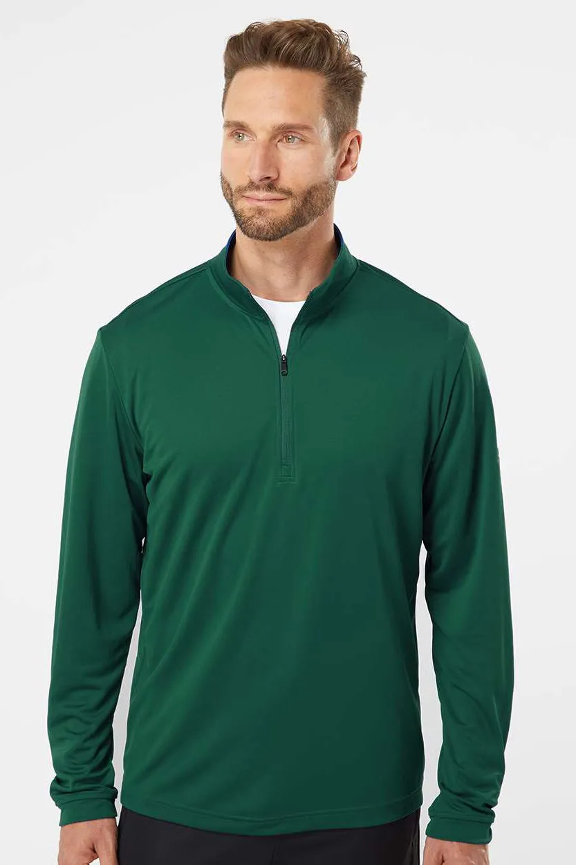 Adidas Herren Sweatshirt mit 1/4-Zipper und UPF 50  - Collegegrün
