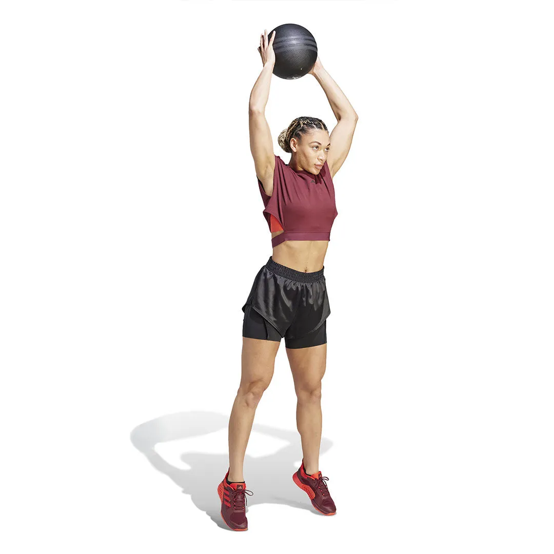 adidas - Damen Power AEROREADY 2-in-1 Shorts (IL9449)