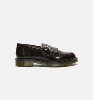 Adrian Snaffle Glattleder Kiltie Loafers Herren Lifestyle-Schuh - Kirschrot