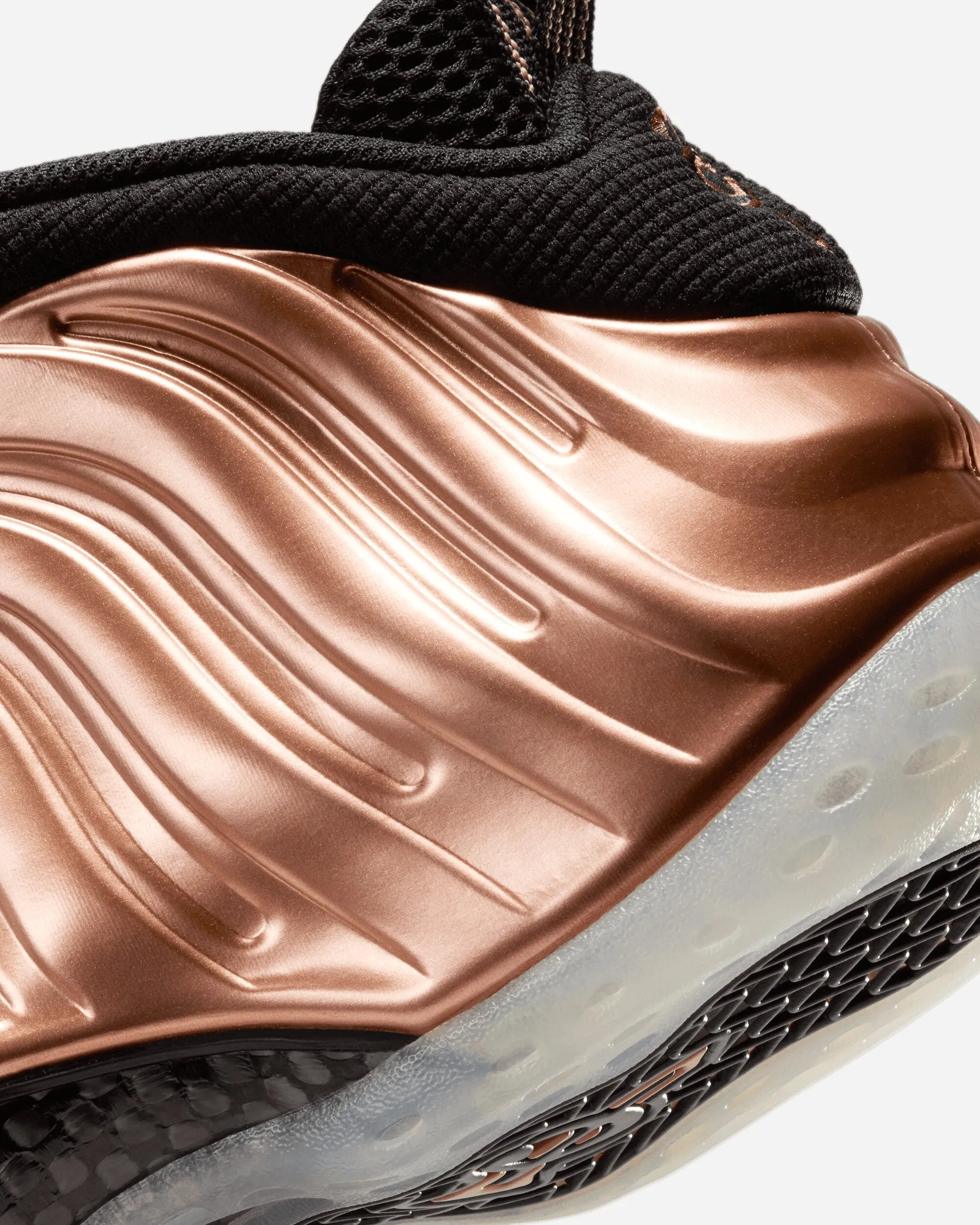 Air Foamposite One Sneakers Metallisches Kupfer