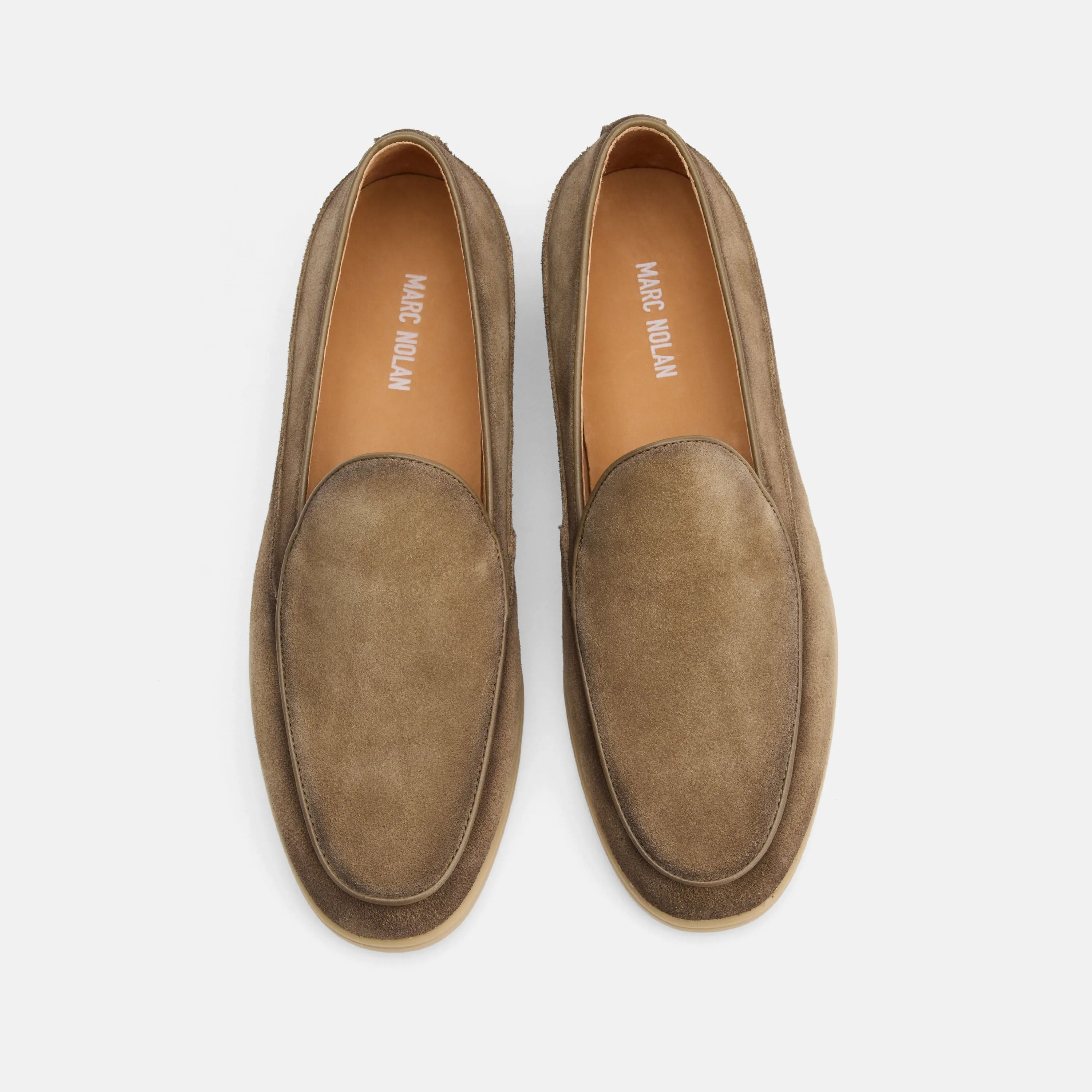 Alessandro Tan Wildleder Venezianische Loafers