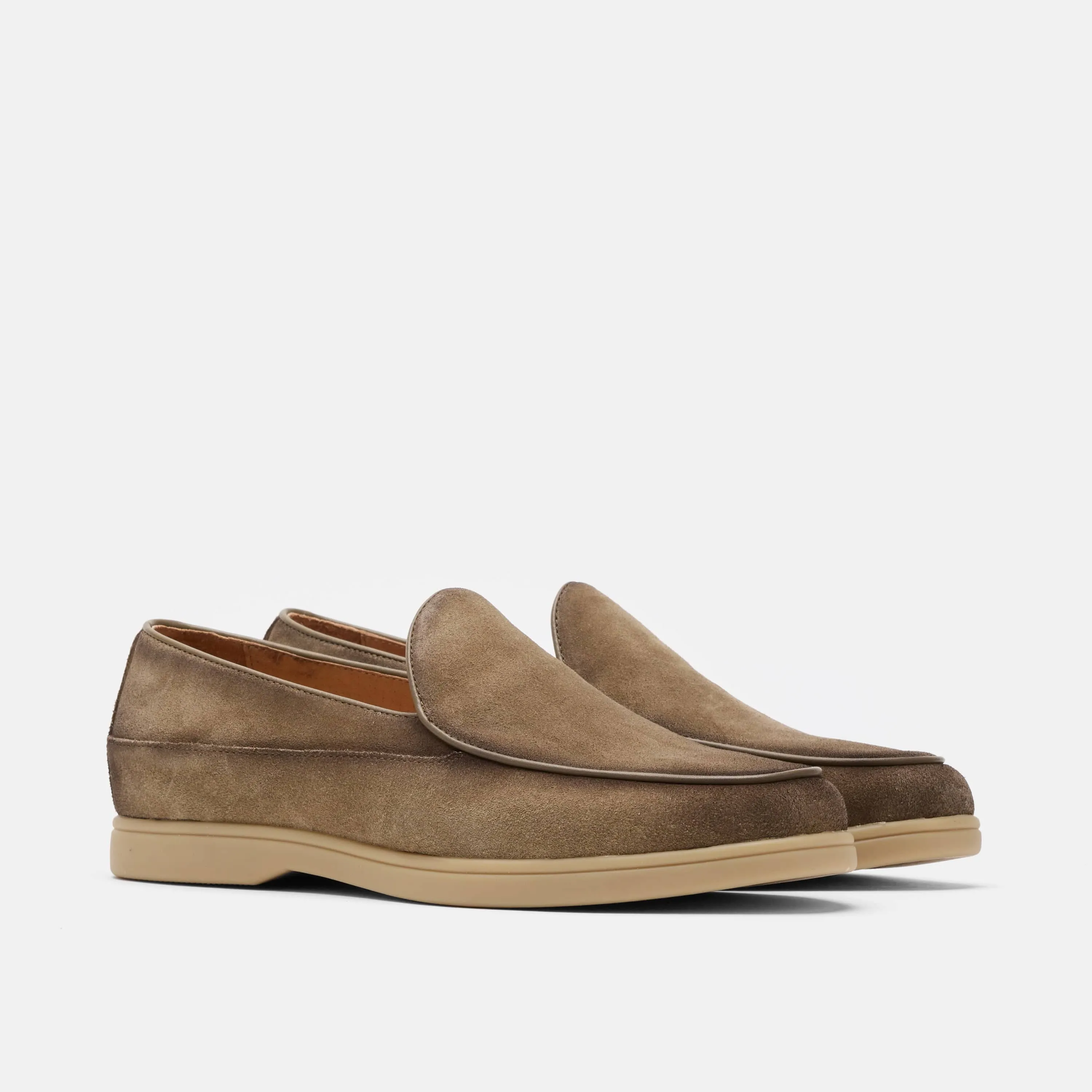 Alessandro Tan Wildleder Venezianische Loafers