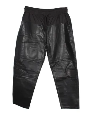Alexander Wang x H&M Jogginghose mit Paneele in schwarzem Kunstleder