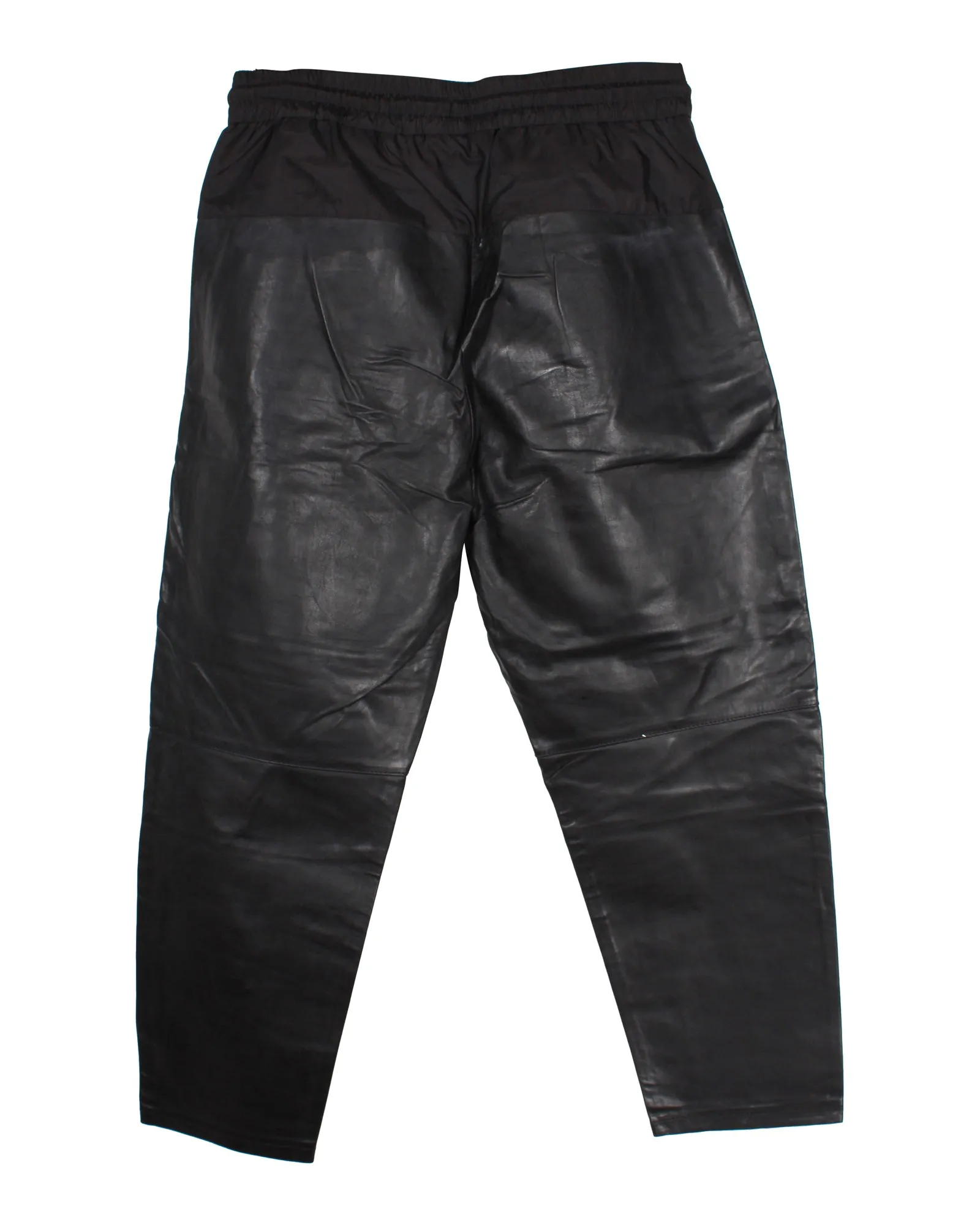 Alexander Wang x H&M Jogginghose mit Paneele in schwarzem Kunstleder