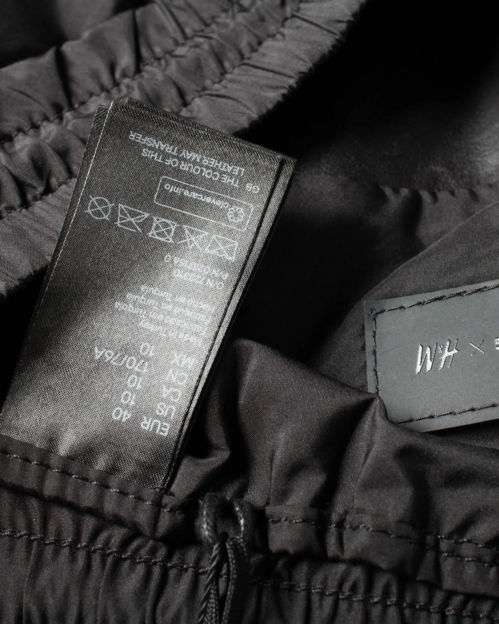 Alexander Wang x H&M Jogginghose mit Paneele in schwarzem Kunstleder