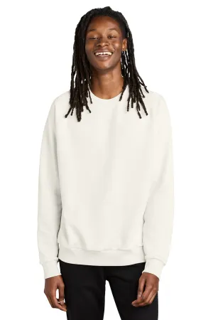 Allmade Herren CVC-Fleece Rundhalspullover - Weißer Sand