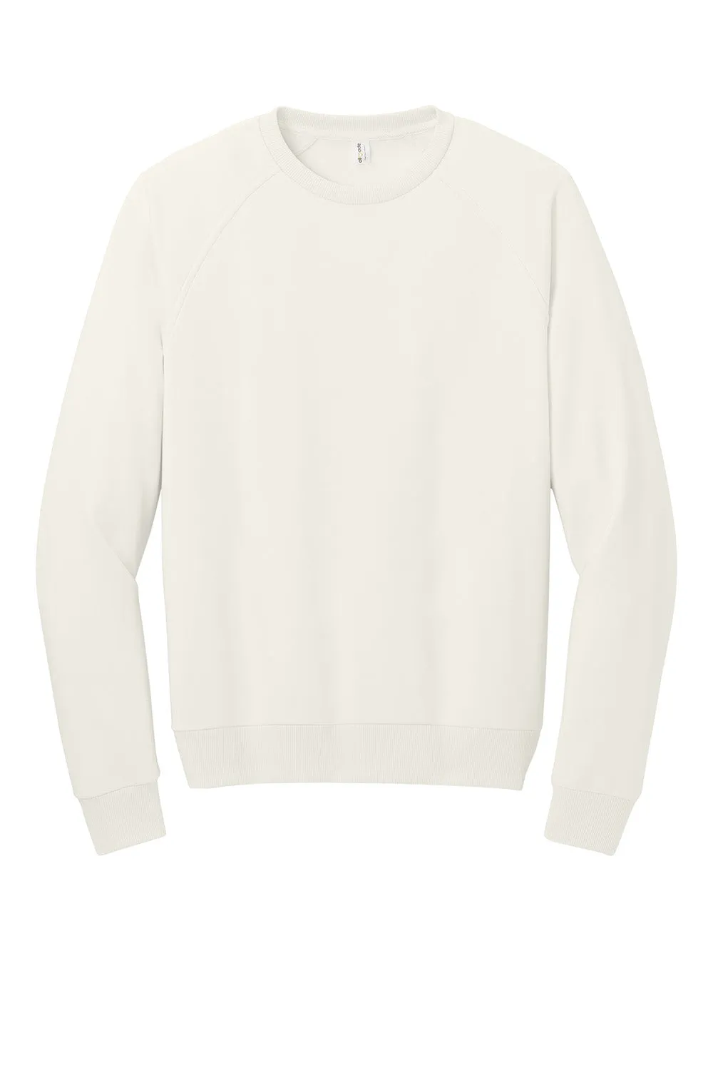 Allmade Herren CVC-Fleece Rundhalspullover - Weißer Sand