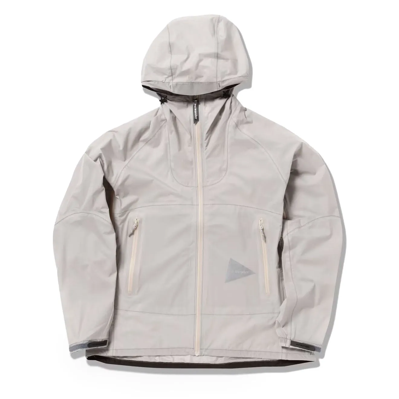 And Wander 3L UL Regenjacke Hellgrau