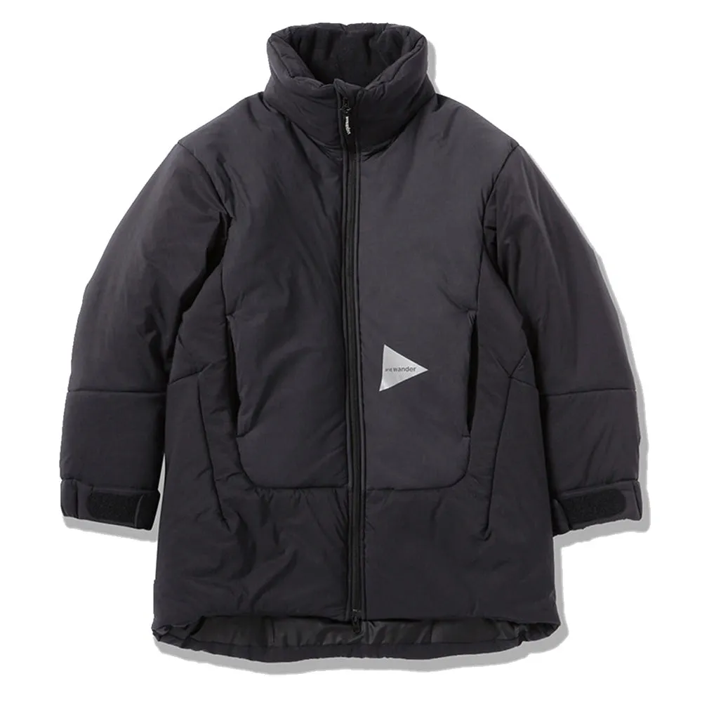 And Wander Top Fleece Mantel Schwarz