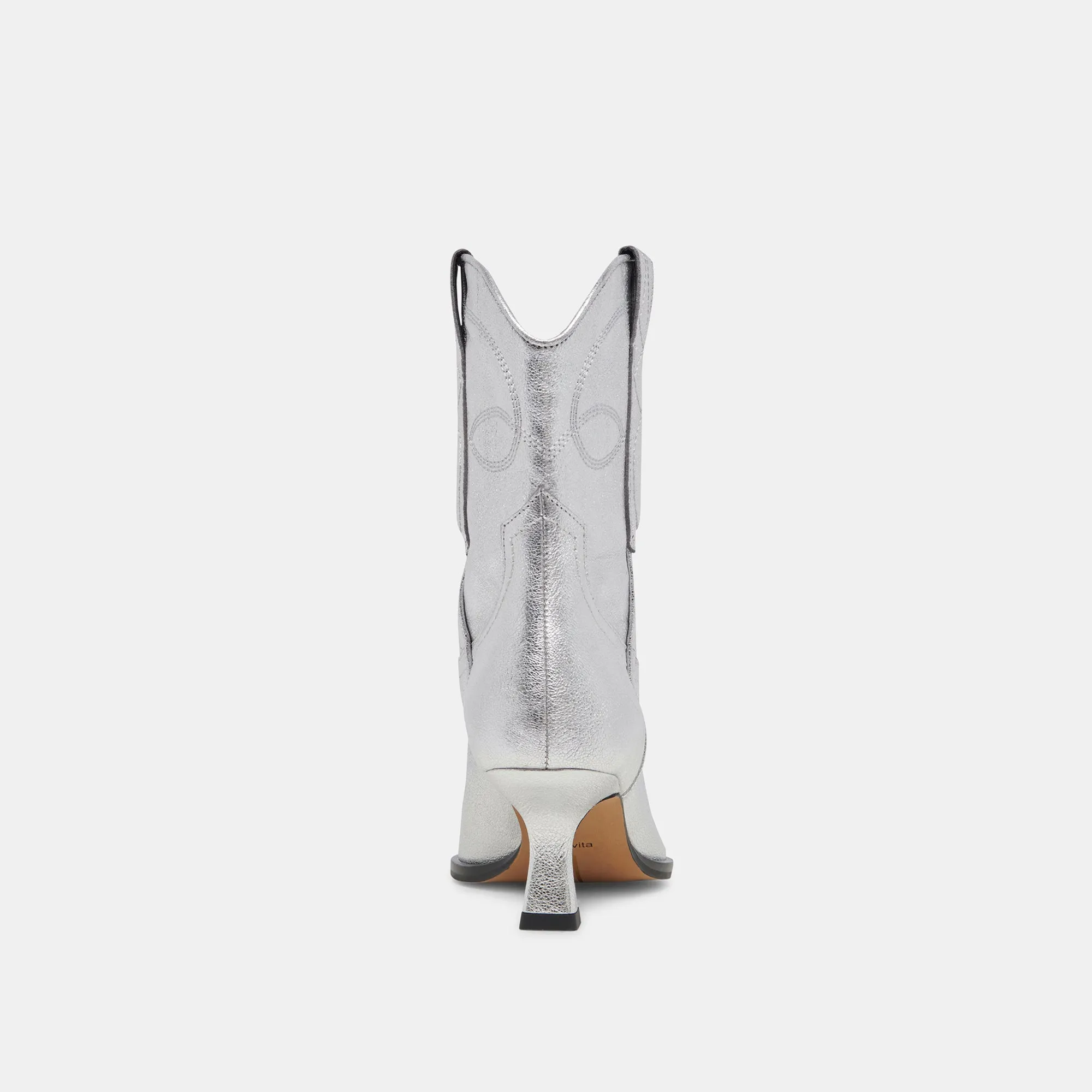 ENGEL STIEFELCHEN SILBER METALLIC LEDER