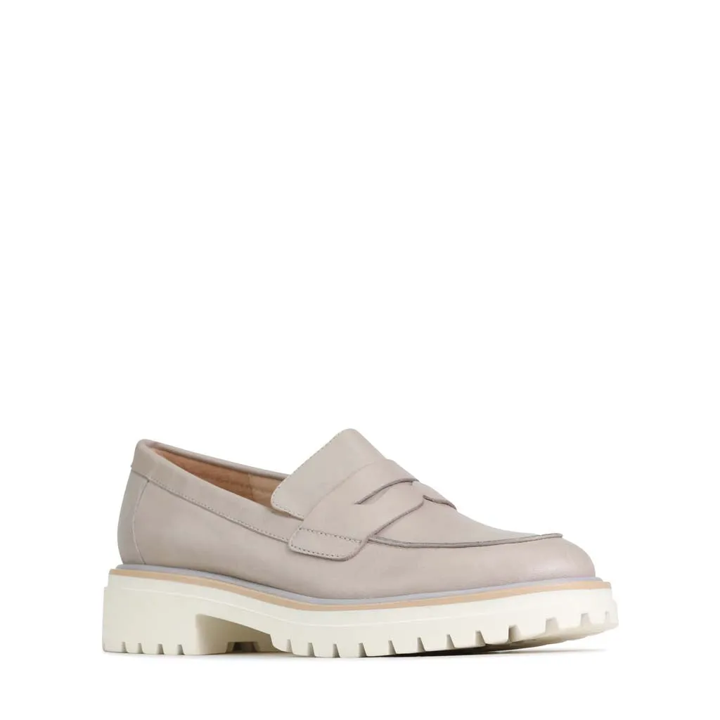 ANITA LEDER LOAFERS MIT ABSATZ