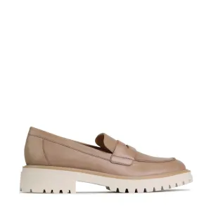 ANITA LEDER LOAFERS MIT ABSATZ