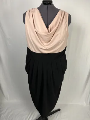 Anna Scholtz Größe 22 Rosé & Schwarz Kleid