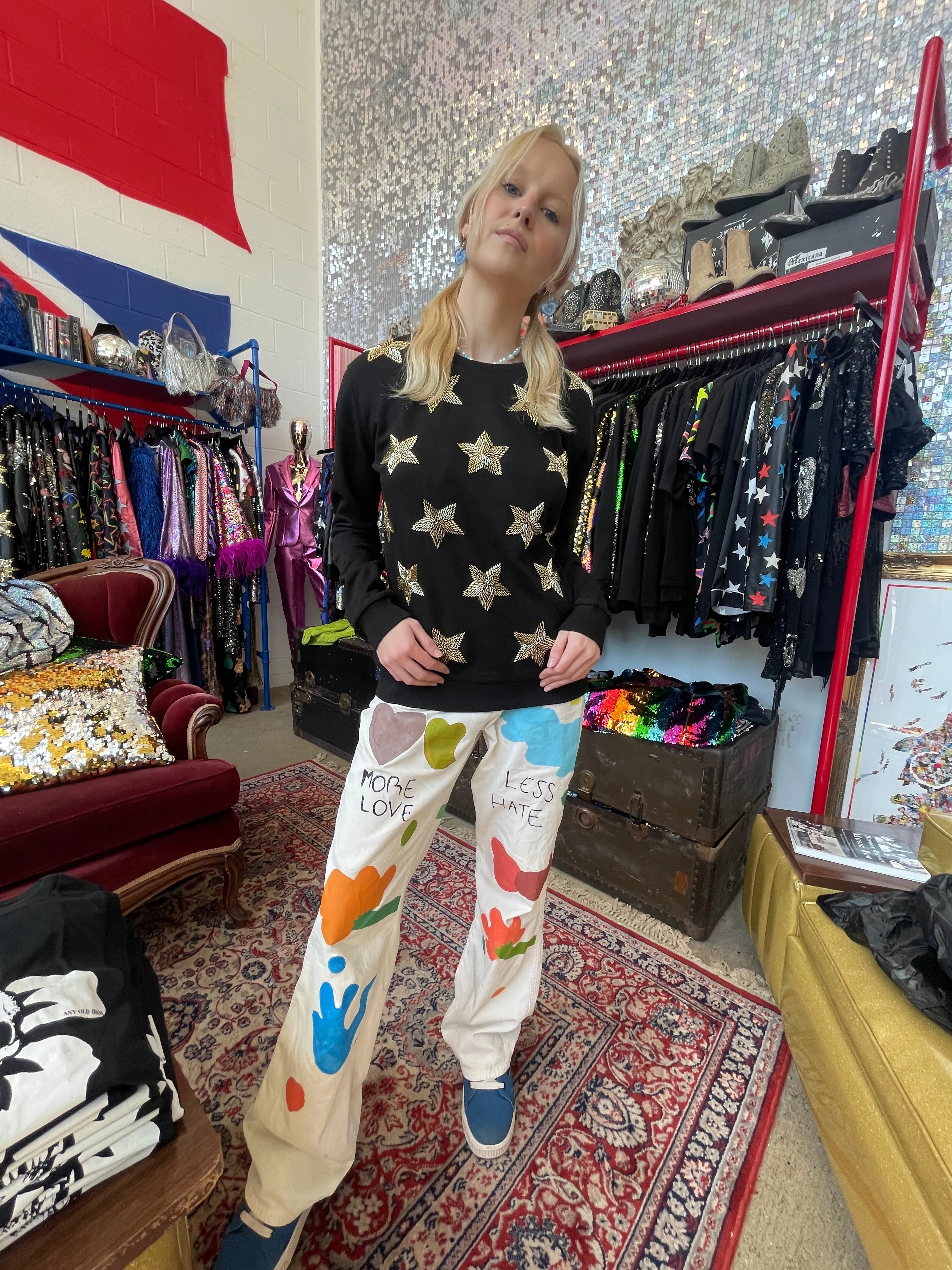 Any Old Iron Goldie Star Sweatshirt