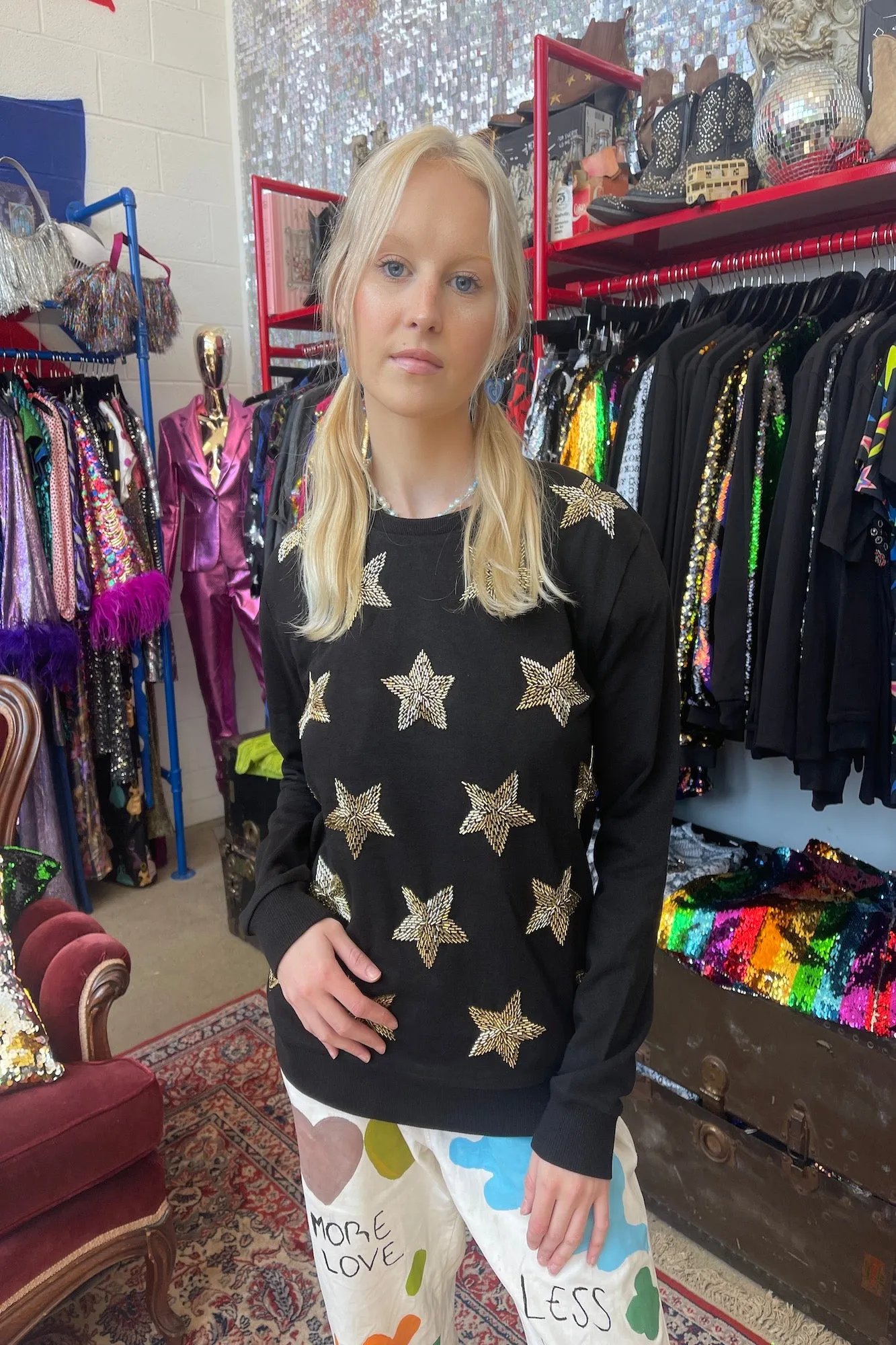 Any Old Iron Goldie Star Sweatshirt