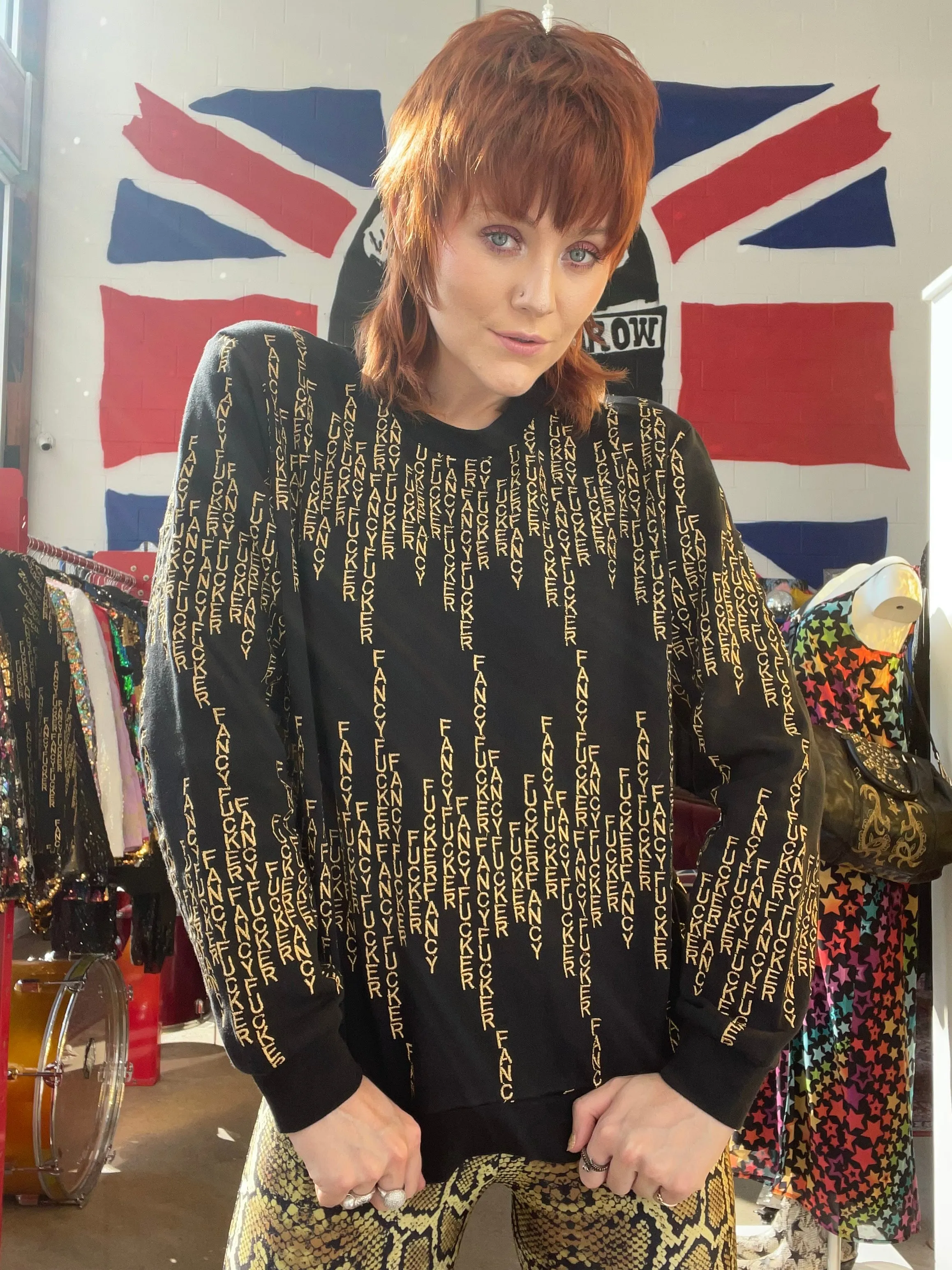 Jedes Alte Eisen Matrix Ausgefallener Scheiß Pullover