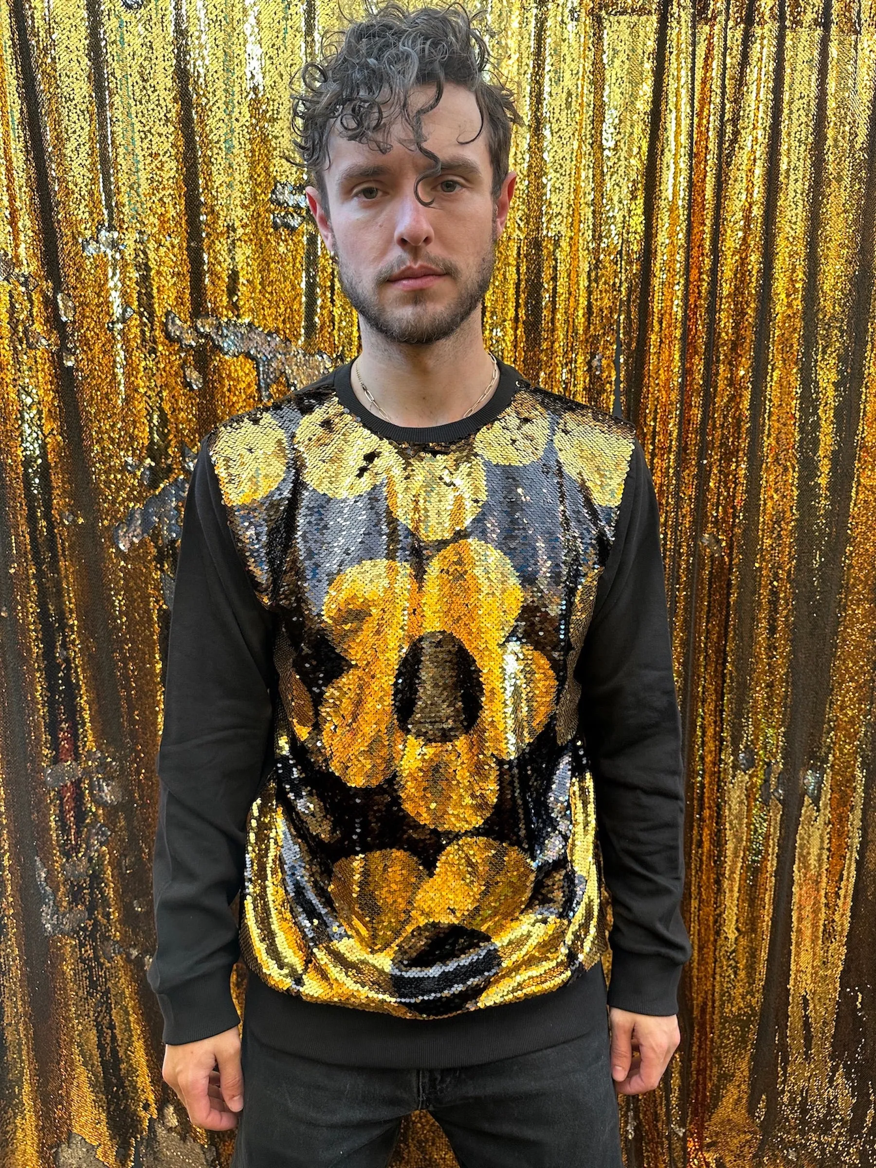 Any Old Iron Herren Golden Quant Sweatshirt