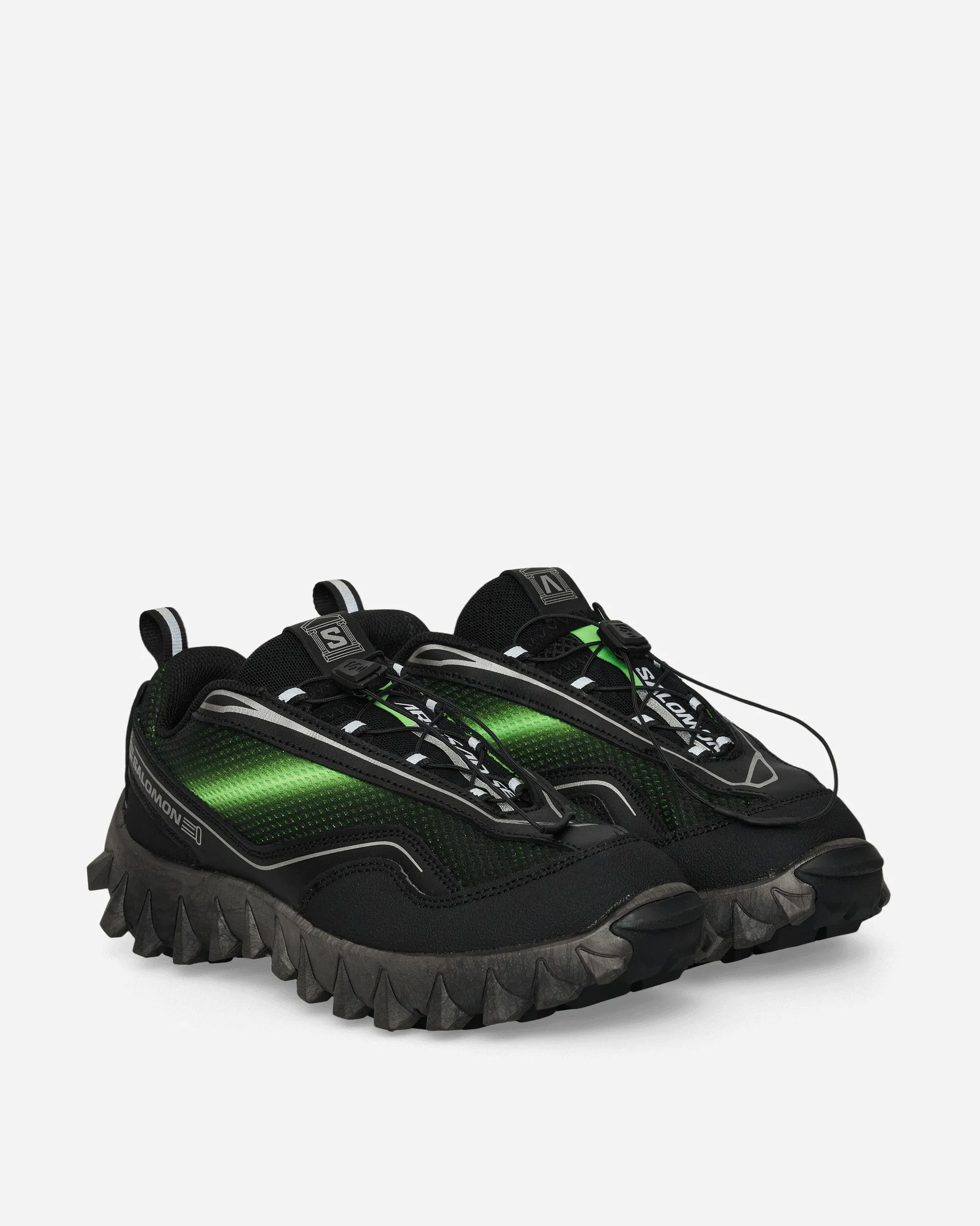 Aries Snowclog Sneakers Schwarz / Grün Gecko