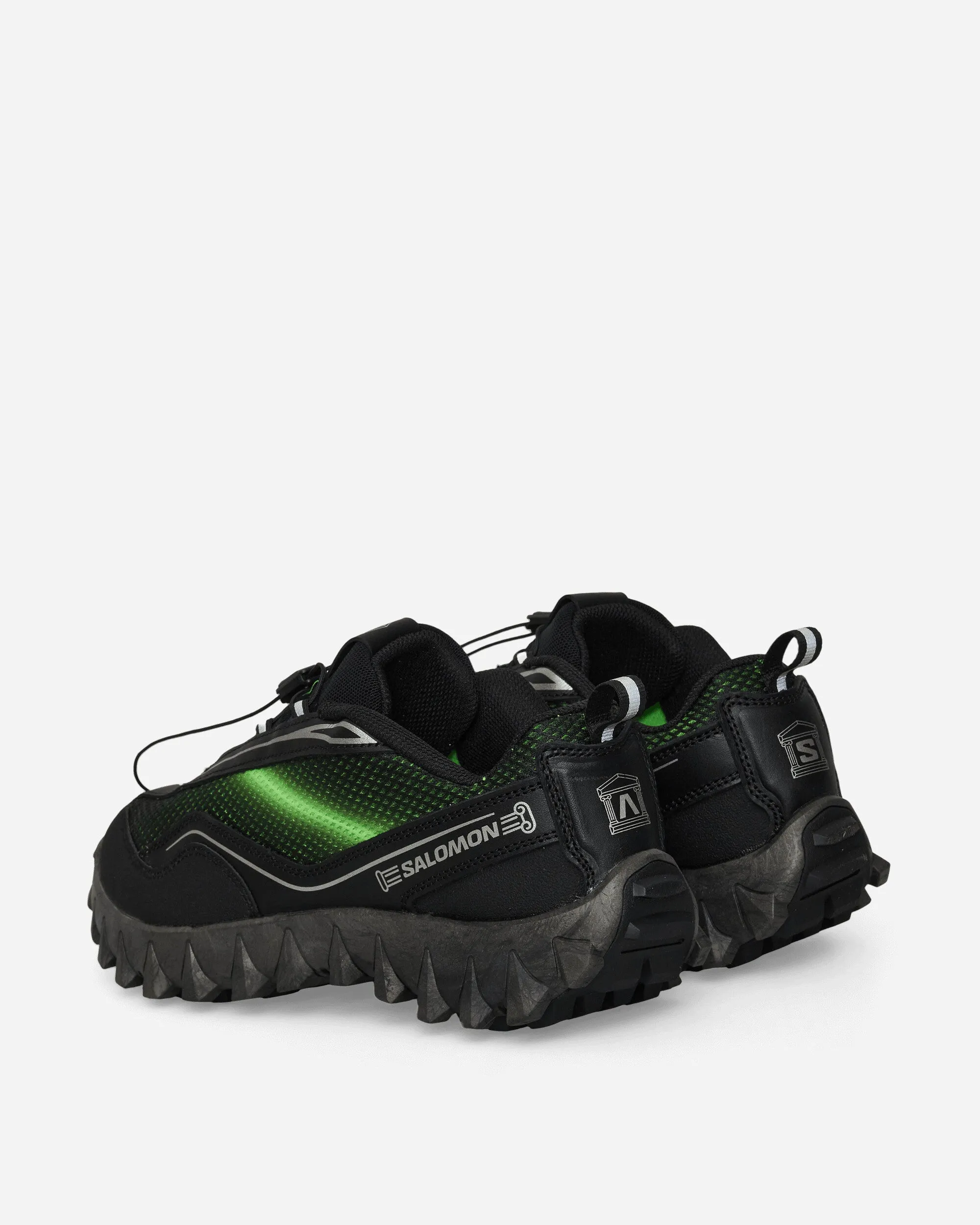 Aries Snowclog Sneakers Schwarz / Grün Gecko