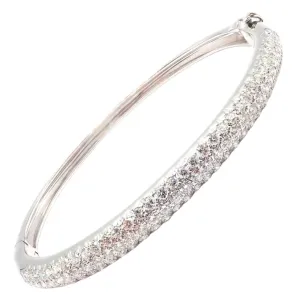 Authentisch! Van Cleef & Arpels Eve 18k Weißgold Diamant-Armband Papier