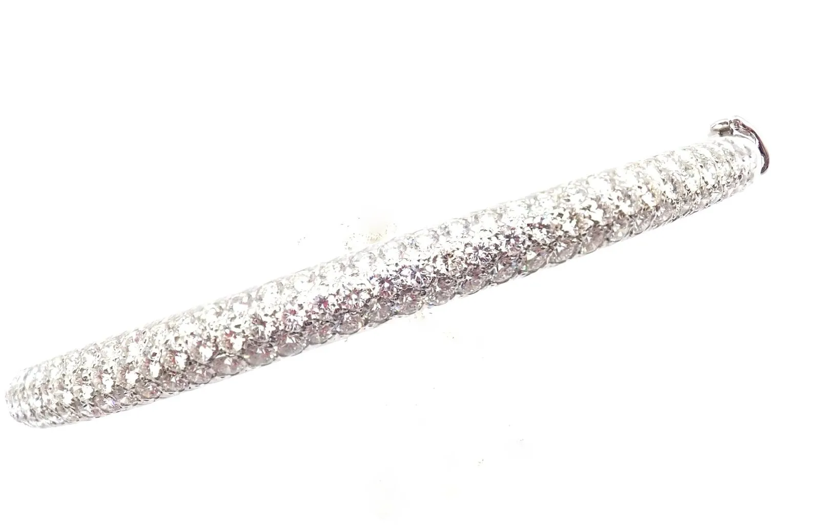 Authentisch! Van Cleef & Arpels Eve 18k Weißgold Diamant-Armband Papier