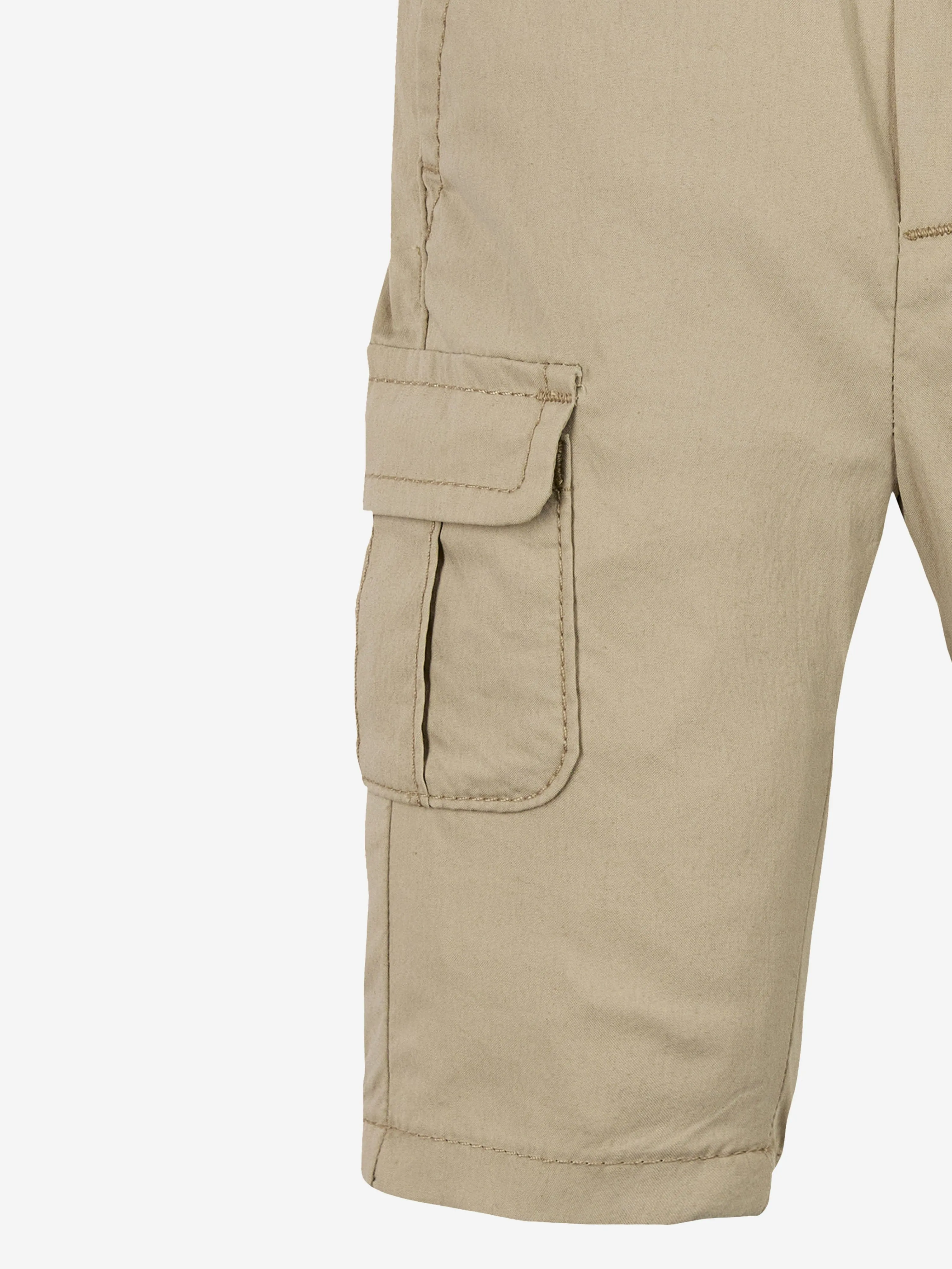 Beige Cargo-Hosen für Babyjungen