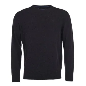 Barbour Essential Lambswool Rundhalsausschnitt Anthrazit