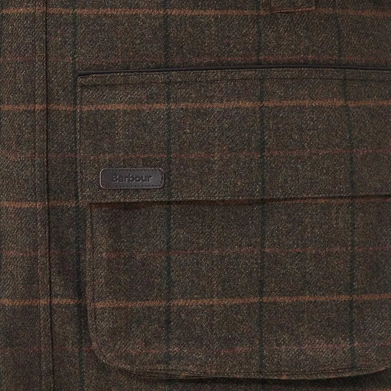 Barbour Woll Beaconsfield Jacket Burnhill Braun Karo