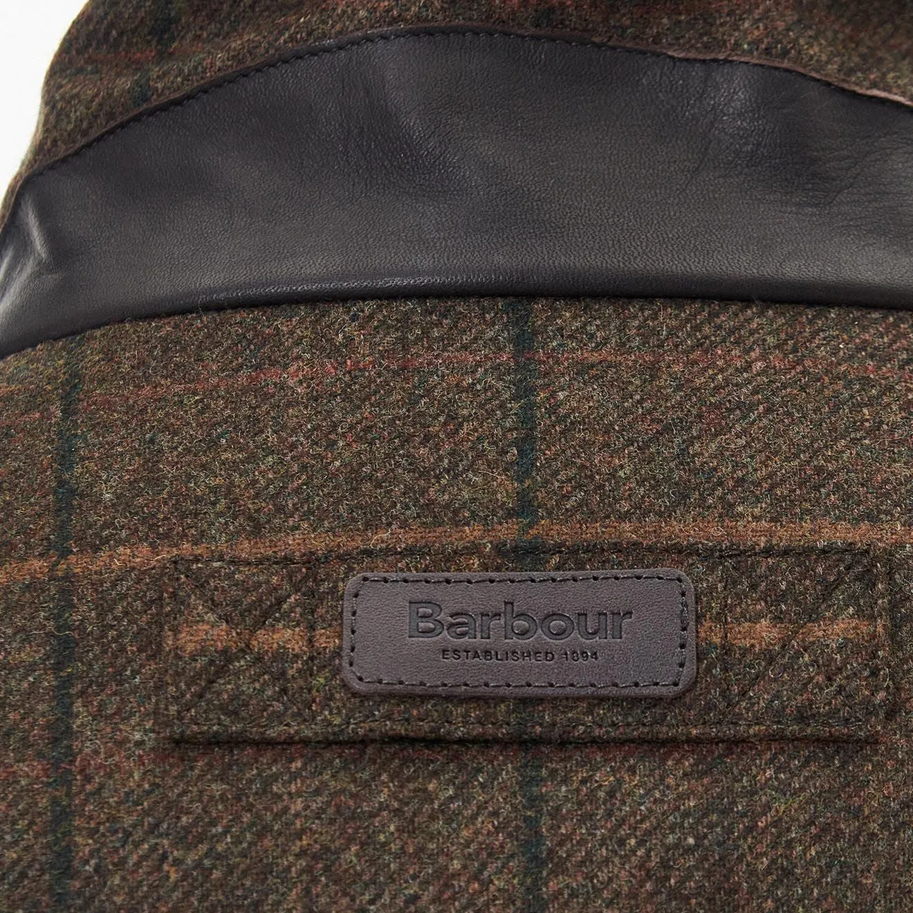 Barbour Woll Beaconsfield Jacket Burnhill Braun Karo