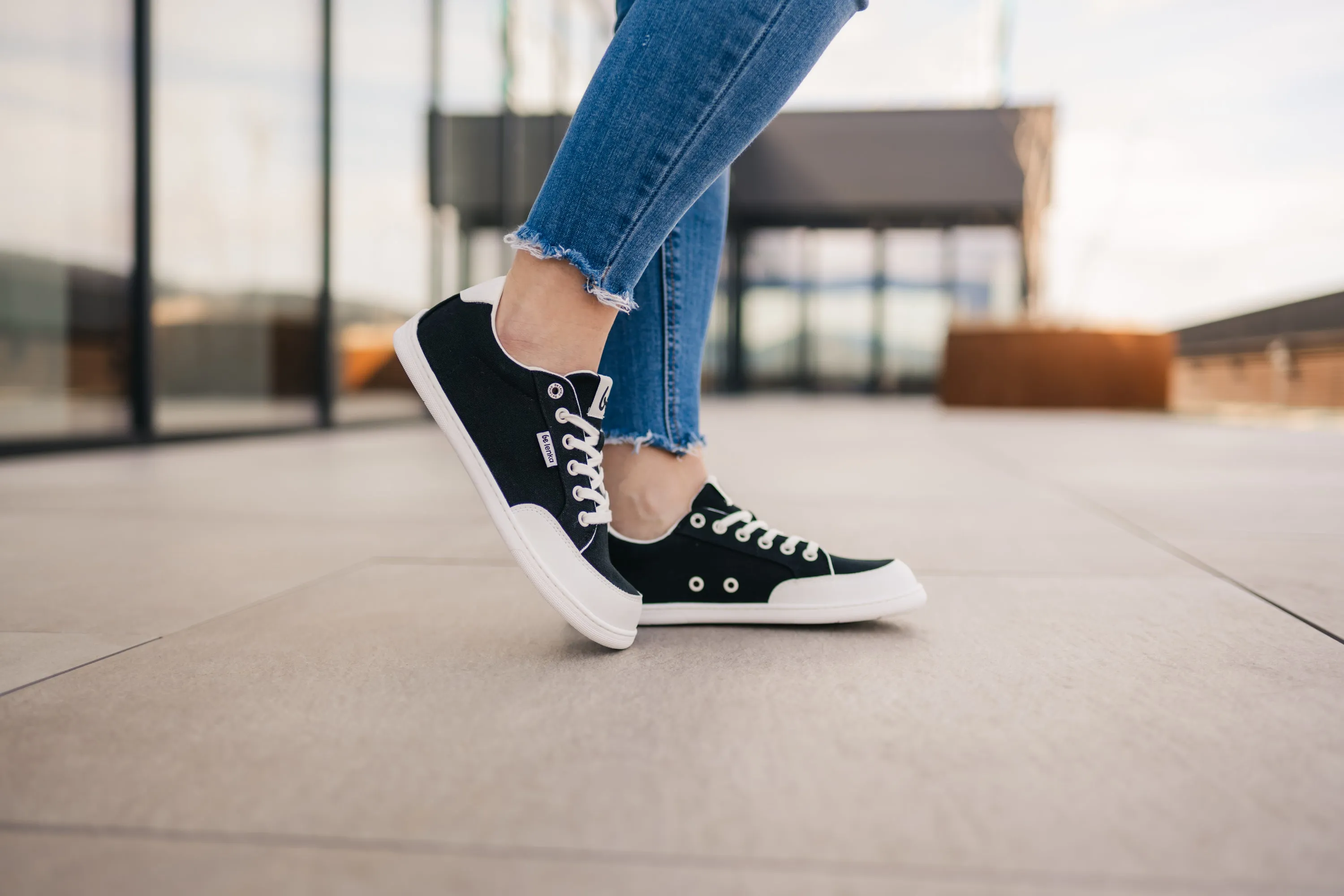 Barfuß-Sneakers Be Lenka Rebound - Schwarz & Weiß Schuhe_Be Lenka_Schuhwerk