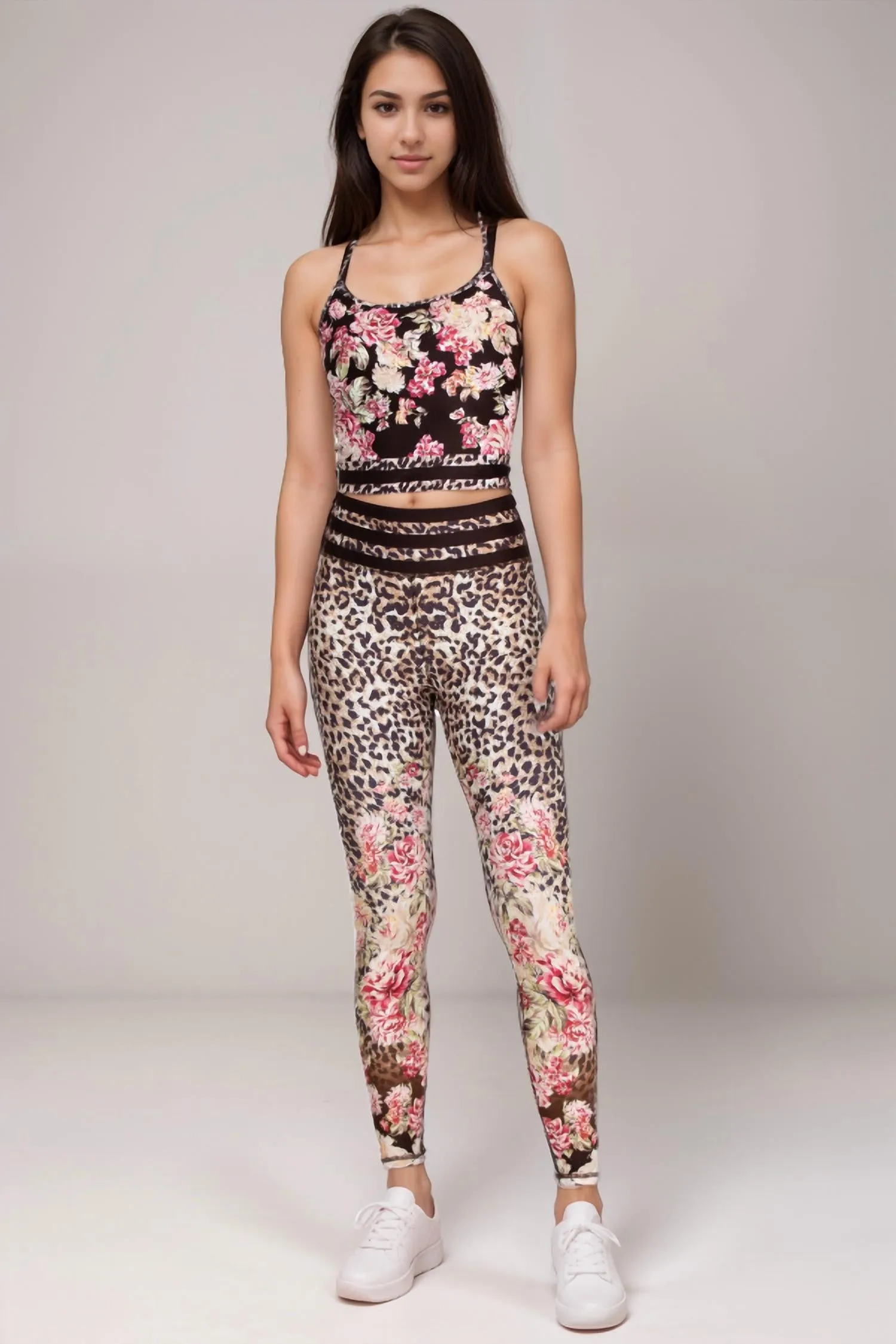 Bee Active Leggings in Vintage Rose