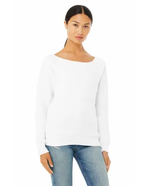 Bella   Canvas 7501 Damen Sponge Fleece Sweatshirt mit weiterem Ausschnitt