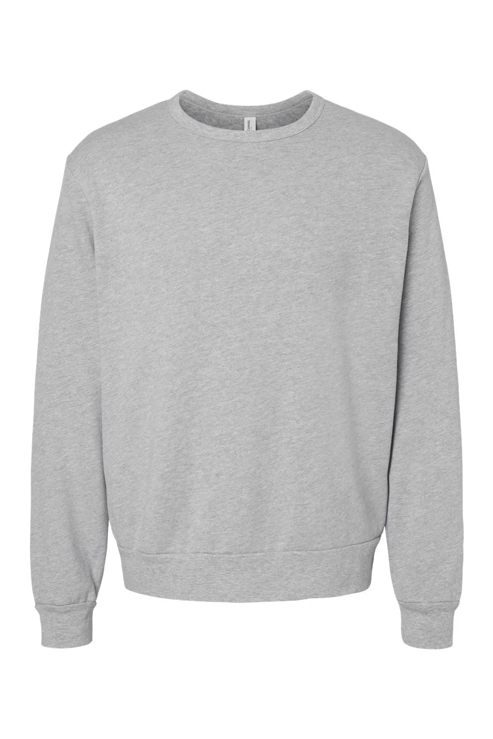 Bella   Canvas Herren Classic Crewneck Sweatshirt - Heather Grau