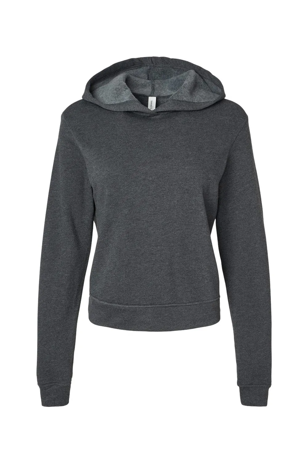 Bella   Canvas Damen Classic Kapuzenpullover Hoodie - Meliertes Dunkelgrau