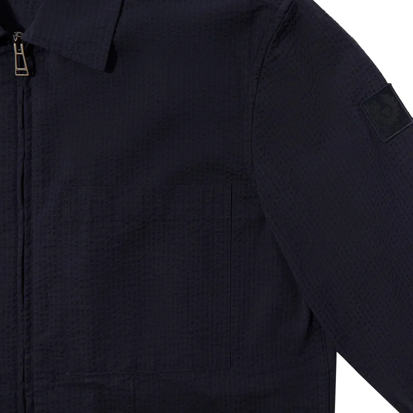 Belstaff Channel Overshirt Dunkeltinte