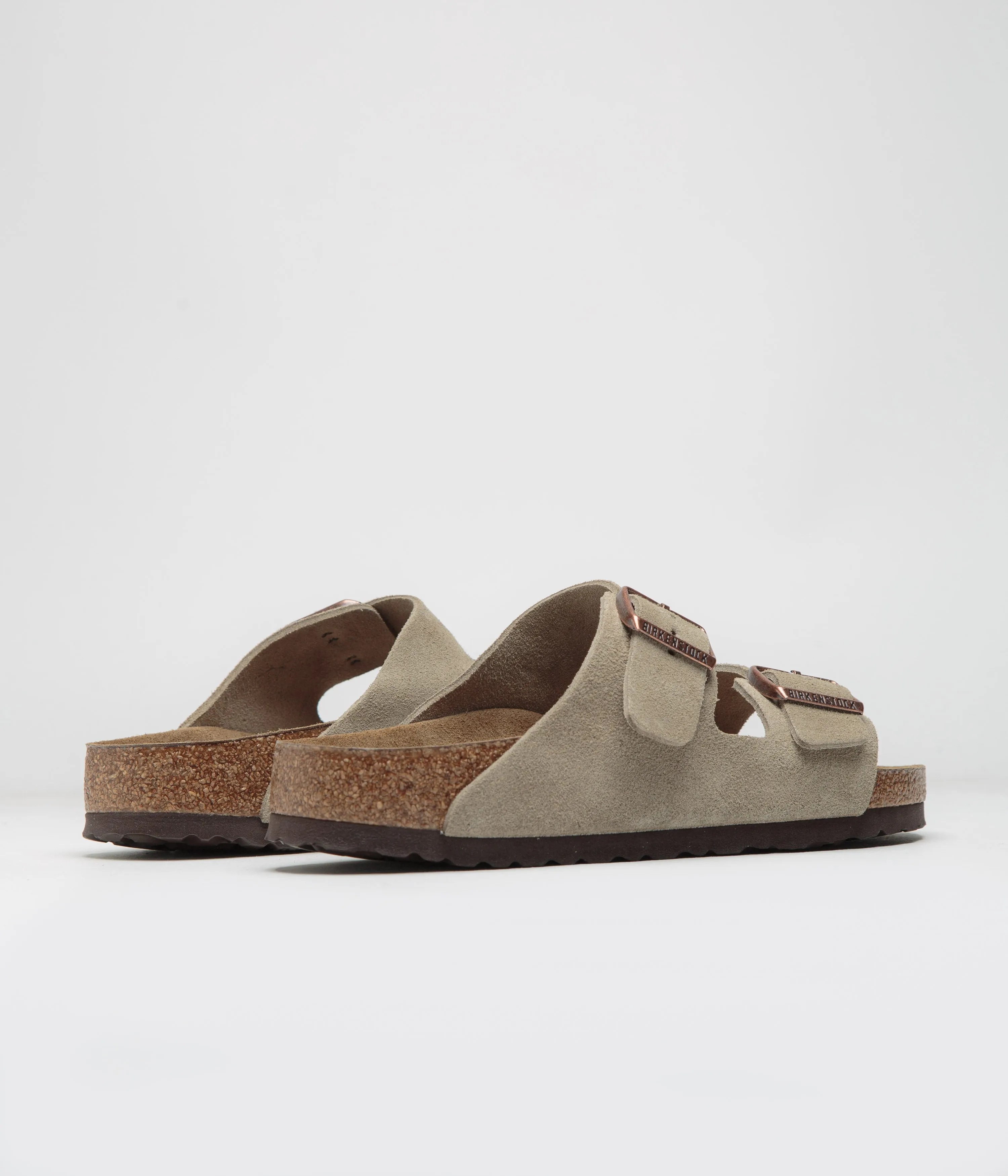 Birkenstock Arizona BS Schmale Sandalen - Taupe Birkenstock Schuhe