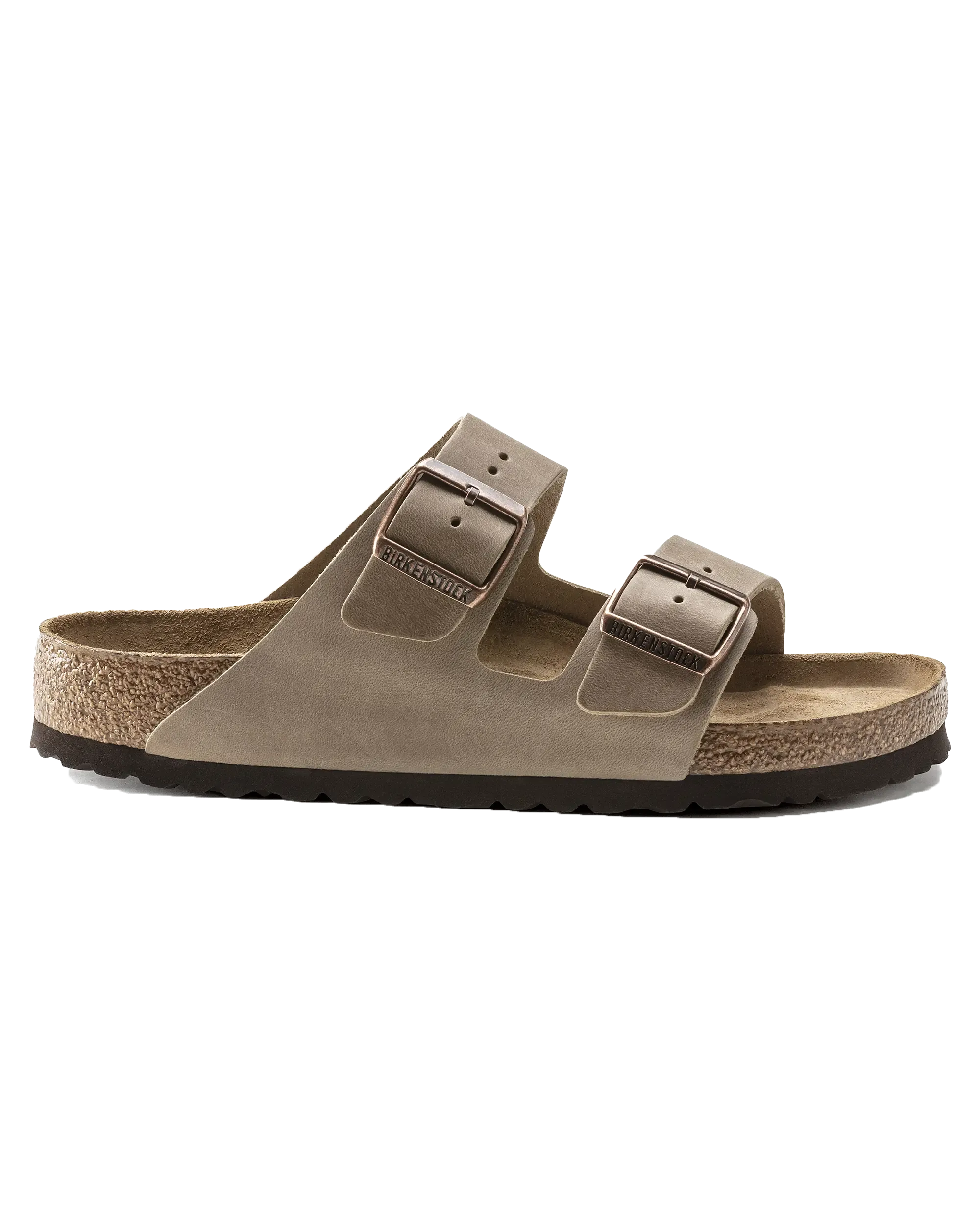 Birkenstock Sandalen Arizona in geöltem Leder in Tabakbraun