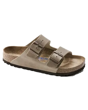 Birkenstock Sandalen Arizona in geöltem Leder in Tabakbraun