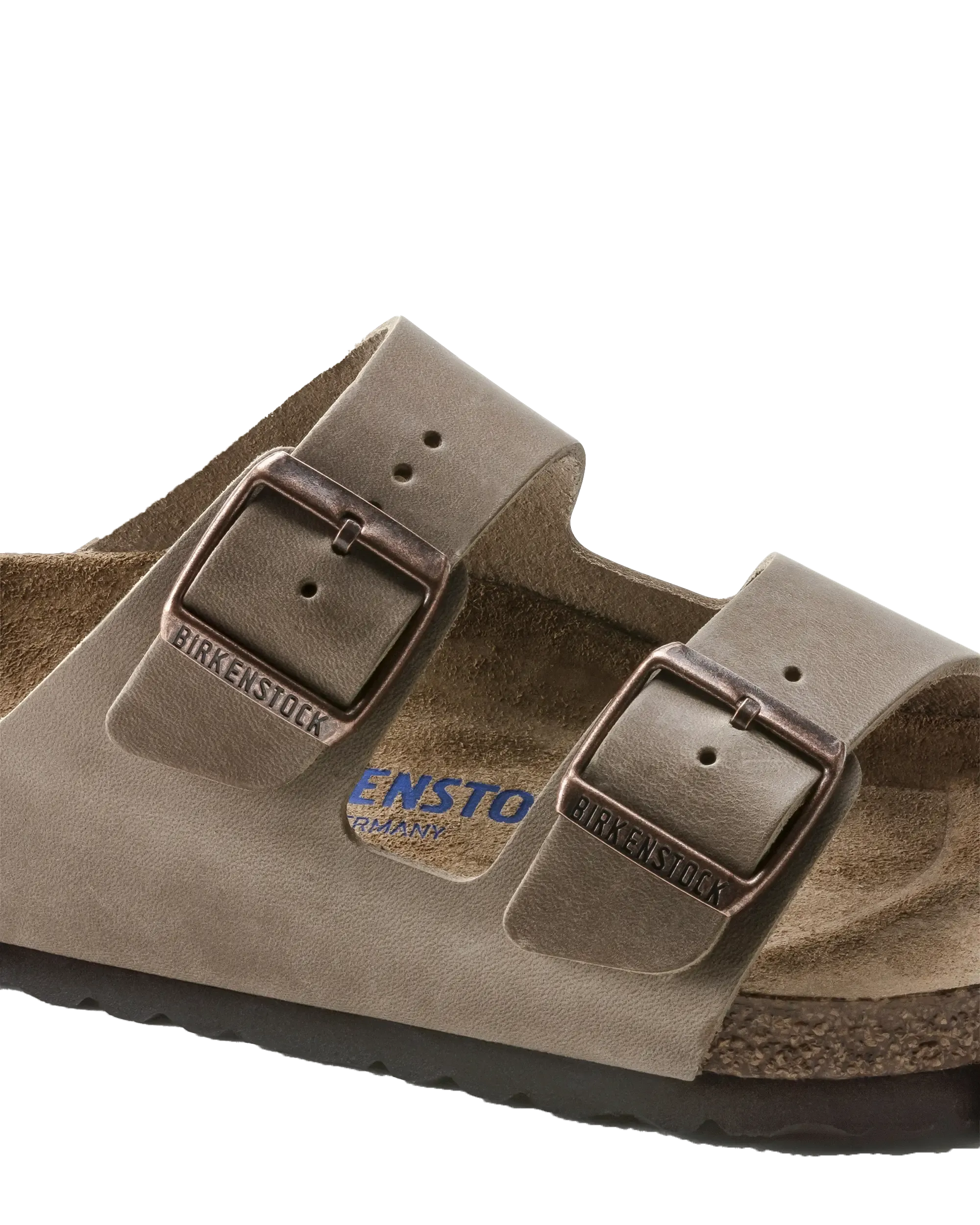 Birkenstock Sandalen Arizona in geöltem Leder in Tabakbraun