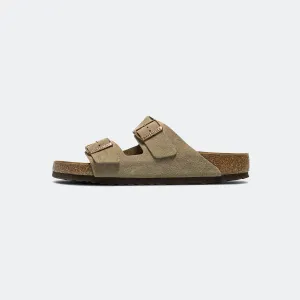Birkenstock Sandalen Arizona SFB - Taubengraues Wildleder