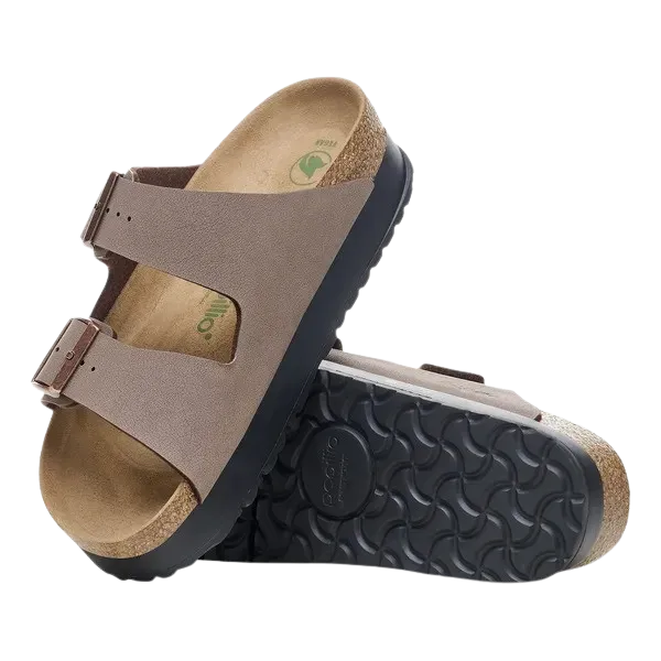 Birkenstock Sandalen Papillio Arizona Birko-Flor Flex Plateausandalen in Mokka
