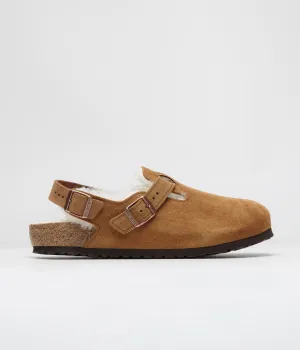 Birkenstock Tokio Shearling Sandalen - Nerz Birkenstock Schuhe