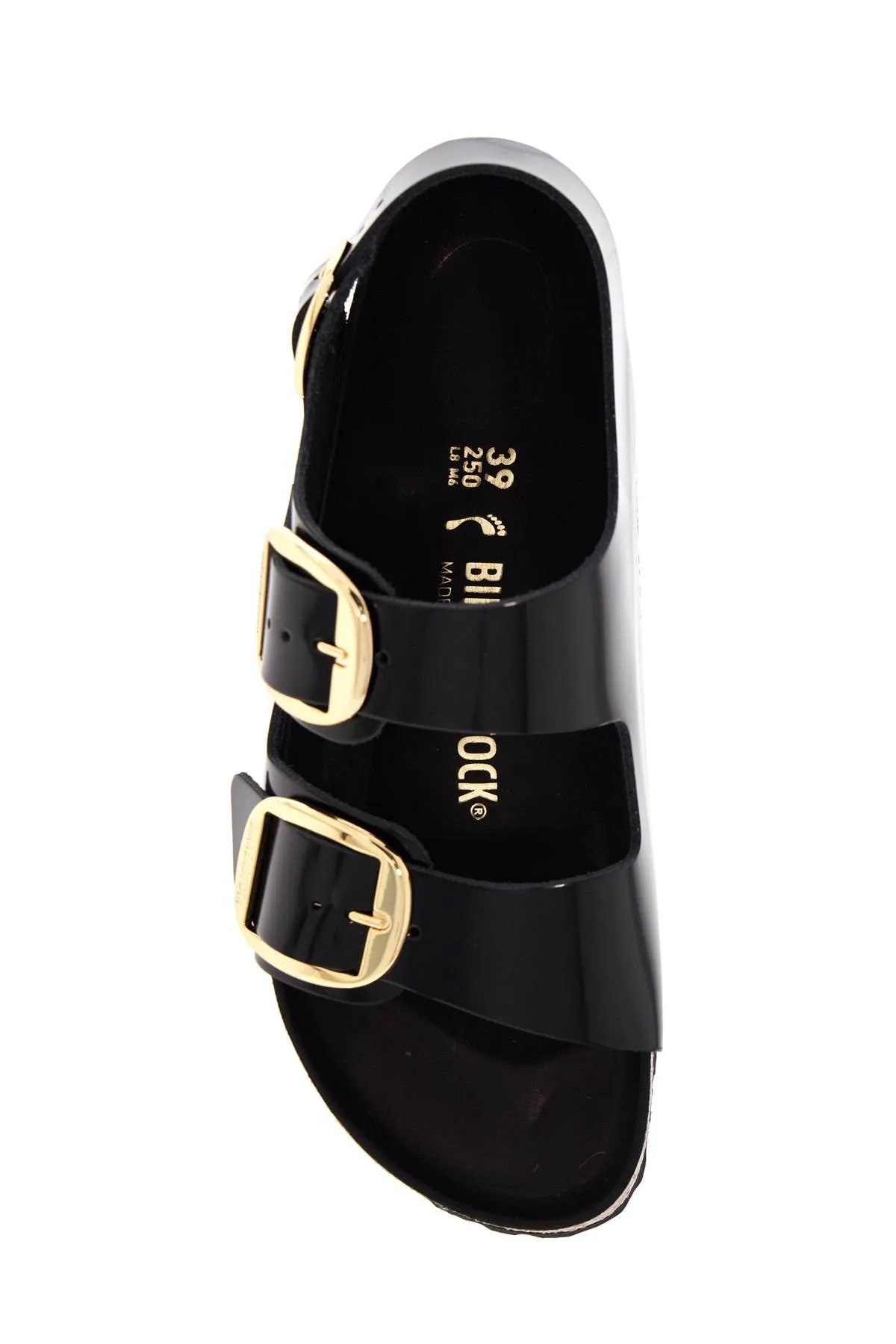 Birkenstock Damen Ledersandalen mit drei großen Schnallen